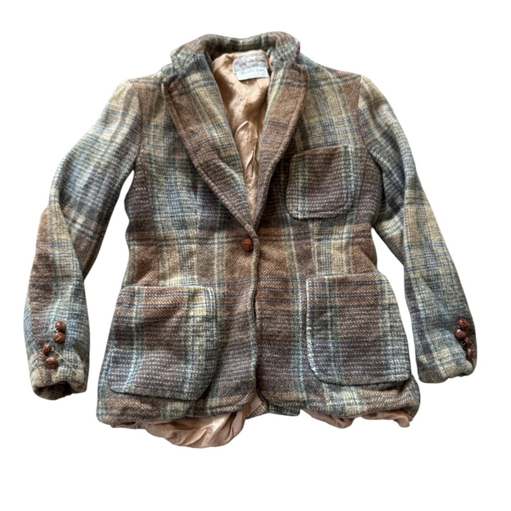 Vintage Saks Fifth Avenue Evan Picone Wool Blazer Women Size 8 * Read*